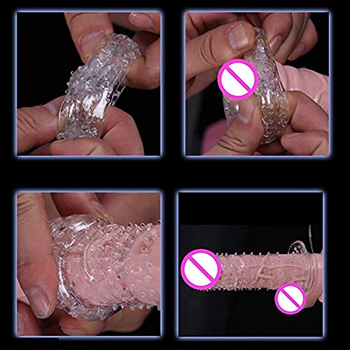 AHDAHD Crystal Spike Finger Sets, The Latest stimulating Condoms, let You and Your Lover Experience a New Passion. (3pcs) - Thumbnail 6