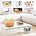 RENWER Essential Oil Diffuser Wood Grain Cool Mist Aromatherapy Humidifier 400ml Ultrasonic Aroma Humidifier with 7 Colors LED Lights & 4 Timers for Bedroom, Office, Fitness Room, Yoga & Spa