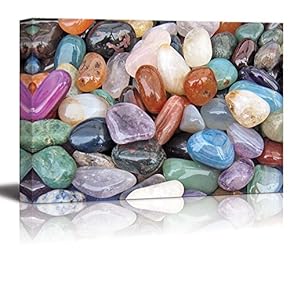 Colorful Smooth Rocks Wall Decor
