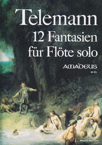 Download Partition classique AMADEUS TELEMANN G. PH. - 12 FANTASIEN - FLUTE A BEC ALTO SOLO Flûte à bec PDF