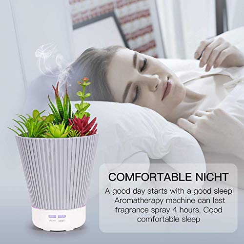 Succulent Diffusers for Essential Oils Artificial Plants Potted