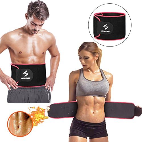Scrood Waist Trimmer,Waist Trainer Sweet Sweat Waist Trimmer Weight Loss Belt Great Exercise Belt Adjustable Waist Trainer For Men And Women