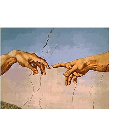 Amour pour Toujours Mains Peinture à l'huile par numéros Dessiner des  Images Coloration Coton décoration de la Maison Cadeau Unique pour Peinture  ami: Amazon.fr: Cuisine & Maison