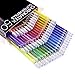CHROMATEK Glitter Pens 100 Set Best Colors. 200% The Ink: 50 Gel Pens, 50 Refills. Super Glittery Ultra Vivid Colors. No Repeats. Professional Art Pens. New & Improved.