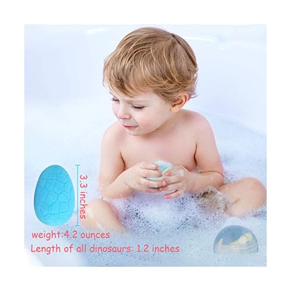 Bath-Bombs-for-Kids-with-Surprise-Inside-6PCS-Dino-Egg-Handmade-Natural-Fizzy-Bath-Bombs-Dinosaur-Toys-for-Girls-Boys-Birthday-Easter-Gift-Set Bath Bombs for Kids with Surprise Inside, 6PCS Dino Egg Handmade Natural Fizzy Bath Bombs Dinosaur Toys for Girls Boys…