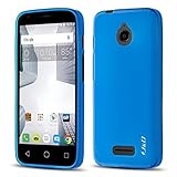 J&D Case Compatible for Alcatel Ideal Case, [Drop Protection] [Slim Cushion] Shock Resistant Protective TPU Slim Case for Alcatel Ideal Bumper Case - [Not for Alcatel Ideal Xcite] - Blue