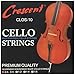 Nickel Silver Wound Cello Strings 4/4 Set