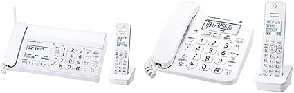 Amazon セット買い パナソニック デジタルコードレス普通紙ファクス 子機1台付き Kx Pd215dl W コードレス電話機 子機1台付き Ve Gd26dl W パナソニック Panasonic Fax本体