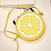 GBSELL Fashion Round Fresh Yellow Lemon Shoulder Cross-Body Bags