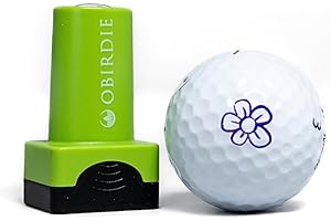 Obirdie Self-Inking Golf Ball Stamp | Chic & Fun Golf Ball Stamper | Fast-Drying, Waterproof Golf Ball Marker Stamp | Reusable Golf Accessories for Women | Golfer Gifts | Golf Gadgets