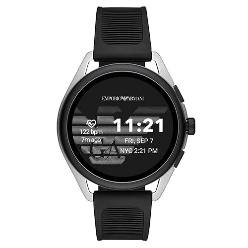 Emporio Armani Men's Smartwatch Touchscreen Aluminum and