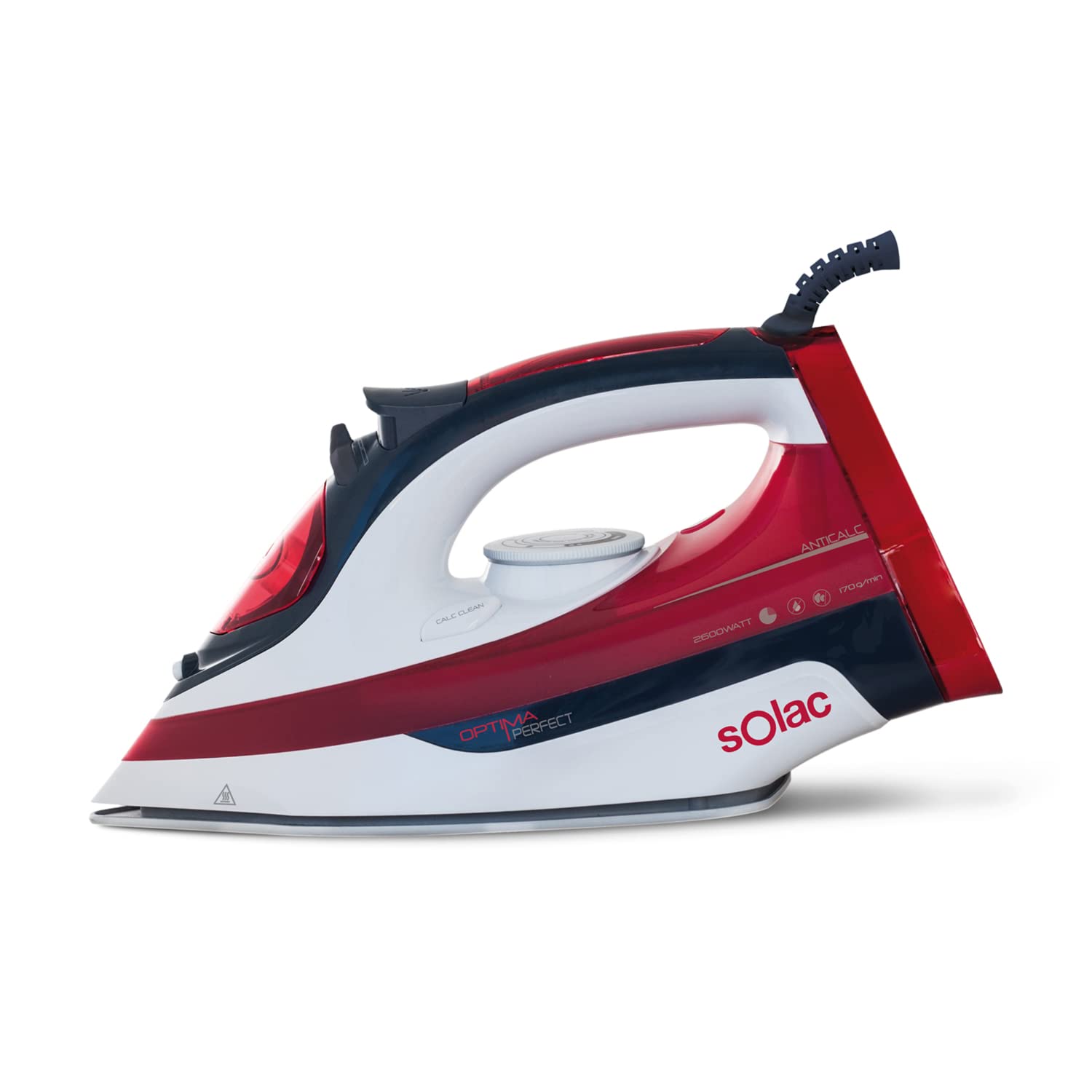 Solac-Plancha-de-vapor-Optima-2600W-Autocontrol-Sistema-Autolimpieza-Antical-Antigoteo-170gmin-Vapor-Continuo
