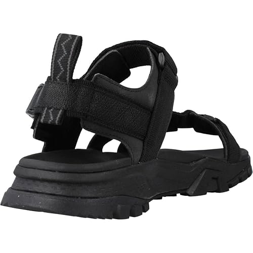 Timberland Men's Garrison Trail Webbing-Strap Sandal, Jet Black,