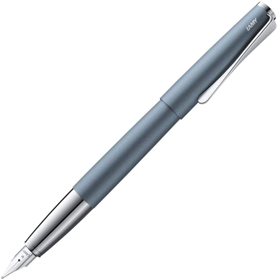 Lamy 1234855 Studio Fountain Pen 66 - Timeless Fountain Pen in Glacier Colour Made of Rustproof Stainless Steel and Propeller-Shaped Clip - Nib Size M