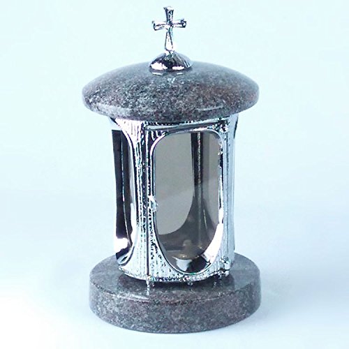 Chromed Aluminium GRAB Lamp/Designgrab with Granite Paradiso Grab and