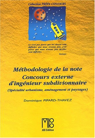 Méthodologie de la note