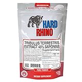 Hard Rhino Tribulus Terrestris 45% Saponins Extract Powder, 125 Grams