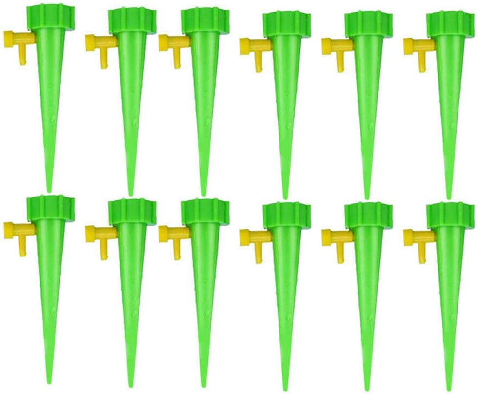rft 12Pcs Plant Water Funnel Flower Drip Spikes Automatically Watering
