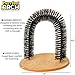Purrfect Arch Deluxe Self Grooming and Massaging Cat Toy- Arch Brush Helps Reduce Shedding & Scratching To Keep Your Home Fur Free, Grey (PR011106)
