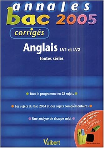 Idea Of Anglais lv1 et lv2 tles toutes series sujets et corriges PDF