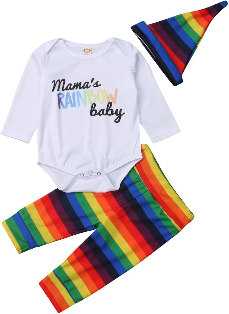 rainbow baby outfits