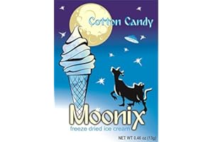 Moonix Freeze Dried Ice Cream. 5ct (Cotton Candy)