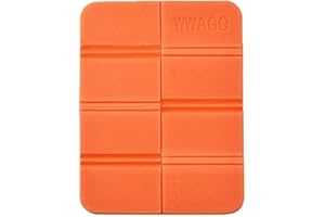 AKOAK 1 Pack Outdoor Cushion Foldable Foam Portable Picnic Mat Beach Mat Waterproof Waterproof Mat (Orange)