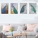 TISOSO Elegant Proud Peacock Tin Sign Art Oil Painting Wall Decor Garage Diner Cafe Vintage Metal Bar Signs for Home Living Room Bedroom Bathroom Office 2pcs-8x12inch