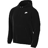 Nike Club Men's Winterized Pullover Hoodie (FZ0660-010, Black/White)