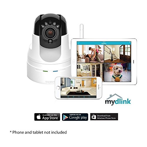 D-Link DCS-5222L/RE HD Pan & Tilt Wi-Fi Camera White (Certified Refurbished)