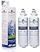2 X WLF-01 - Replacement Filter for LG LT700P, Kenmore 46-9690, ADQ36006101, ADQ36006101-S, ADQ36006101S, ADQ36006102, ADQ36006102-S, ADQ36006102S, 048231783705, ADQ36006101, 9690