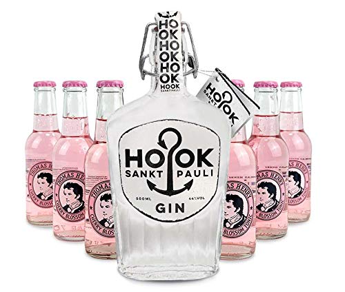 HOOK Gin Buddel + 6x Thomas Henry Cherry Blossom Tonic