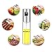 Olive Oil Sprayer, Neiup Oil & Vinegar Sprayer/Oil Spray Mister With Pump 100ml Stainless Steel & Glass for BBQ, Salads, Cooking, Baking, Grilling, etc 100% Food Safe
