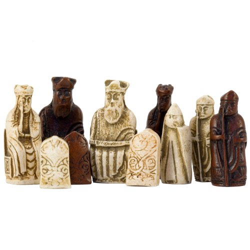 Isle Of Lewis Compact Celtic Chess Set 9 Inches