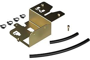 Metalcloak EVAP Canister Concealment Kit, Compatible with JK Wrangler (2007-2018), Precision Fit, Intentional Relocation, Gold Zinc Chromate Finish, Easy Install