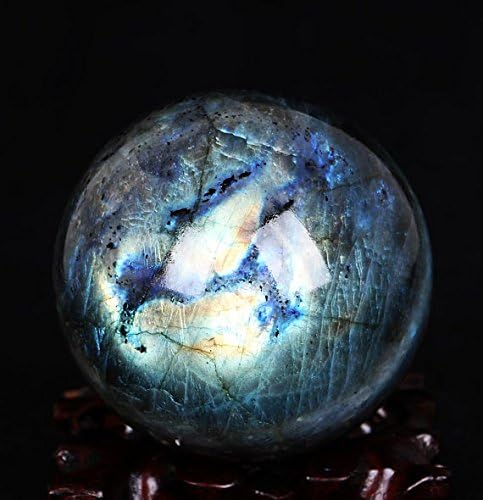 3.59inch Labradorite Sphere | Labradorite Crystal Ball | Polished Labradorite | Flashy Labradorite | Crystal Ball1110grams, 91mm #Q568