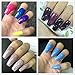 Natural Acrylic Nail Tips - French Nail Tip BTArtbox 500pcs Fake Nails Half Cover False Nail for Nail Salons and DIY Nail Art, 10 Sizes with bag
