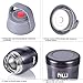 MIU COLOR Vacuum Insulated Stainless Steel Cooking Food Jar Braised Beaker, 20 Ounce Snack Dessert Ice Cream Storage Container Thermos Flask, Matte Black