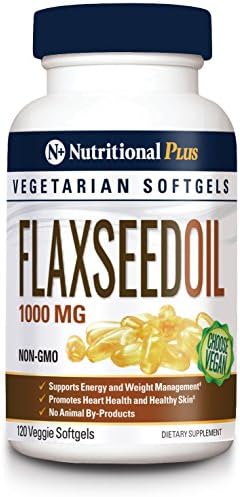 Nutritional Plus 1000 mg Flaxseed Oil, 100 Count