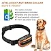 Pop Dog Bark Collar [2018 Version] No Bark Collar Dog Small/Large Bark Collar with Beep Vibration, 7 Sensitivity Levels, Harmless and Humane NO SHOCK … (orange)