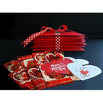 Amazon.com : 24 Valentine Card Assortment By Punch Studio ...