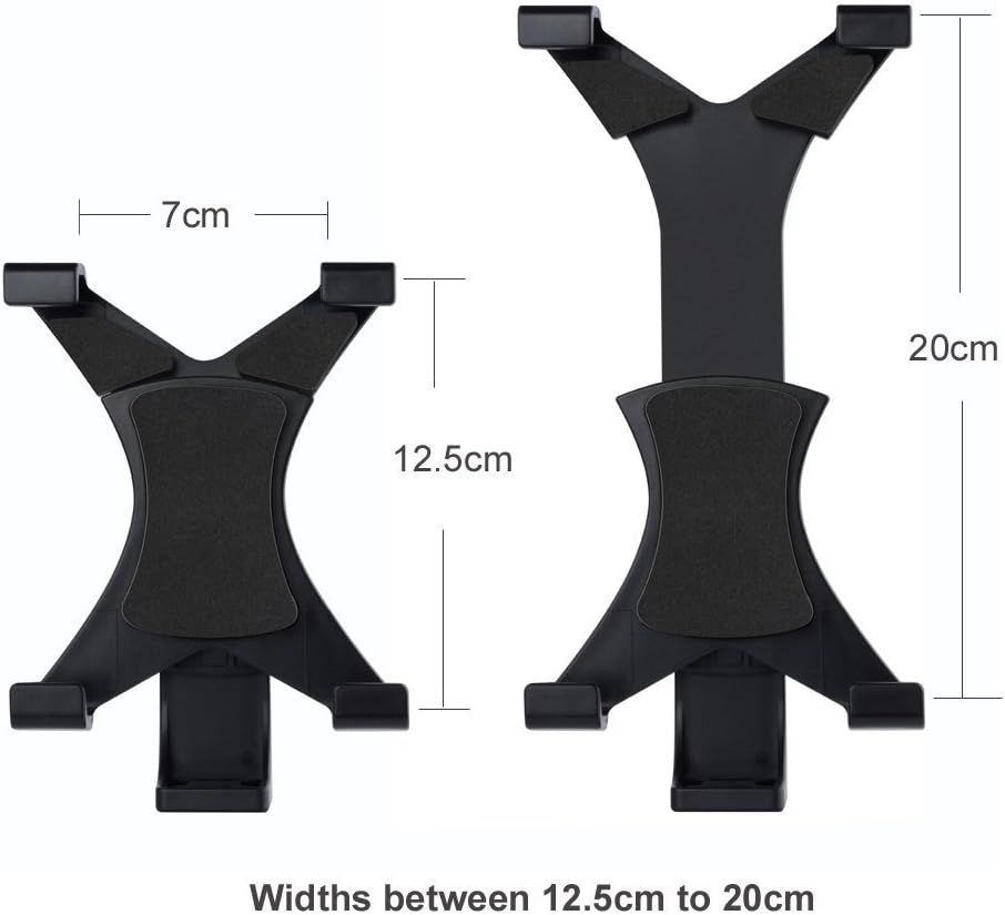 Vastar iPad Tripod Mount Universal Tablet Tripod Holder Adapter for iPad, iPad Air 2,iPad Mini,Samsung Galaxy Tab,Tab Pro,Tab S, Microsoft Surface,Google Nexus,Selfie Stick,Monopod,ipad Pro 10.5