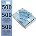 Tiger Chef Coat Check Tickets, Colored Paper Coat Room Check Tags, Tickets 3-Part, 500 Per Box (4, Set of Yellow Blue Pink and White)