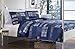 Eddie Bauer - Queen Quilt Set, Reversible Cotton Bedding with Matching Shams, Lightweight Home Decor for All Seasons (Eastmont Navy, Queen)