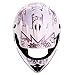 IV2 Youth / Kid Size White Pink Butterfly Motorsports Motocross, ATV, UTV, Dirt Bike Helmet [DOT] (L)