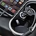 iPhone Car Charger - Syncwire 4.8A/24W USB Car Charger Adapter with Coiled MFI Lightning Cable for iPhone Xs, XS Max, XR, X, 8, 8 Plus, 7, 7 Plus, 6s, 6s Plus, iPad & More - Black