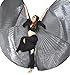 BellyLady Belly Dance Costume Isis Wings With Sticks, Egyptian 360 Degrees Wing GOLD