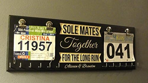 Sole Mates Bib Display, Running Bib Holder, Running Medal Holder, Racing Medal Holder, Bib Holder, Bib Hanger, Racing Bib Holder,