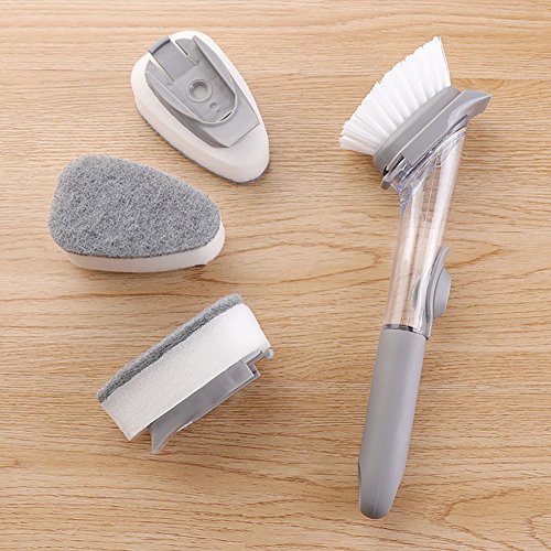 M-bestl Kitchen Brush with Soap Dispenser /detergent dispensing