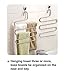 HonTop 4 Pack S-Type Multi-Purpose Pants Hangers Rack Stainless Steel Magic for Hanging Trousers Jeans Scarf Tie Clothes,Space Saving Storage Rack 5 Layers,4PCS White
